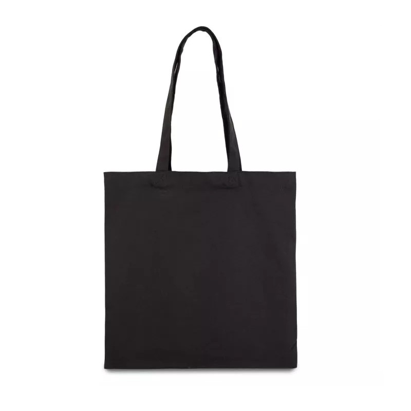 Еко-сумка з бавовни чорна 220 г/кв.м, 38х40 см