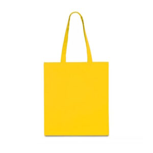 Еко-сумка з бавовни жовта 240 г/кв.м, 35х41 см