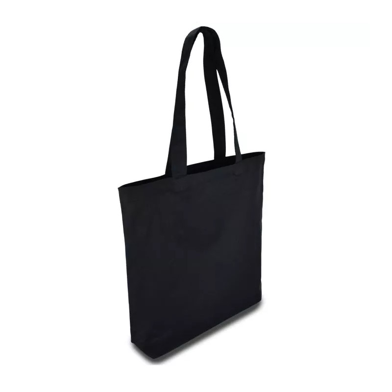 Еко-сумка з бавовни чорна 240 г/кв.м, 35х35x7 см