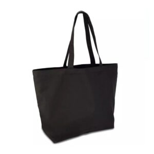 Еко-сумка з бавовни чорна, 50x14х38 см