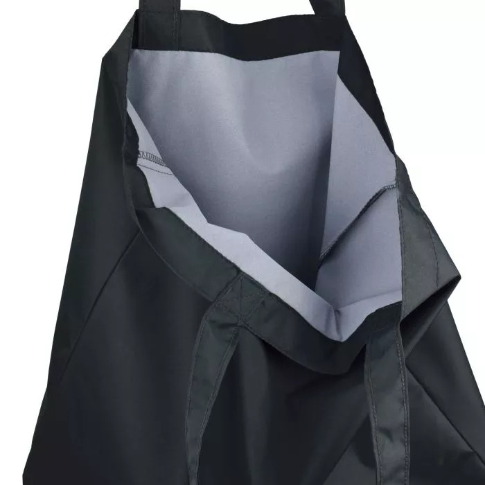 Еко-сумка з плащової тканини чорна, 38х40см - Зображення 3