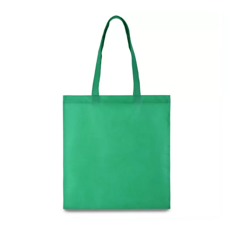 Еко-сумка зелена зі спанбонду, 38х40см