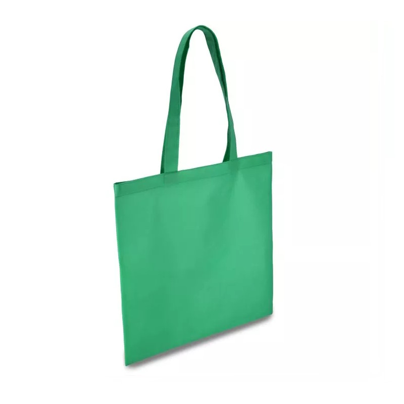 Еко-сумка зелена зі спанбонду, 38х40см - Зображення 2