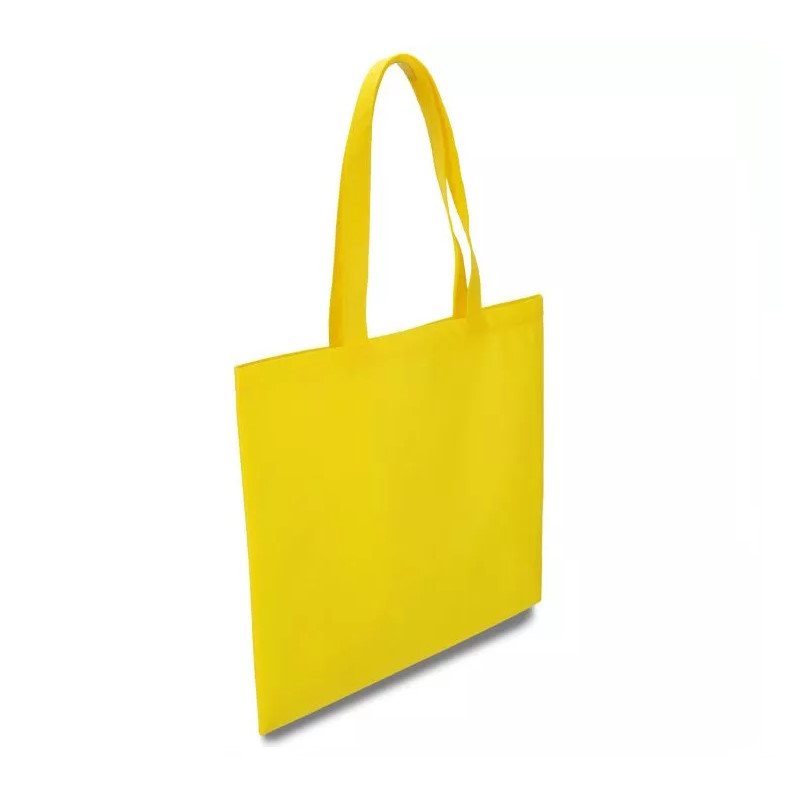 Еко-сумка жовта зі спанбонду, 38х40см - Зображення 2