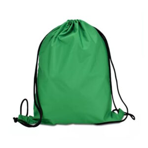 Еко-рюкзак з плащової тканини зелений, 35х45см