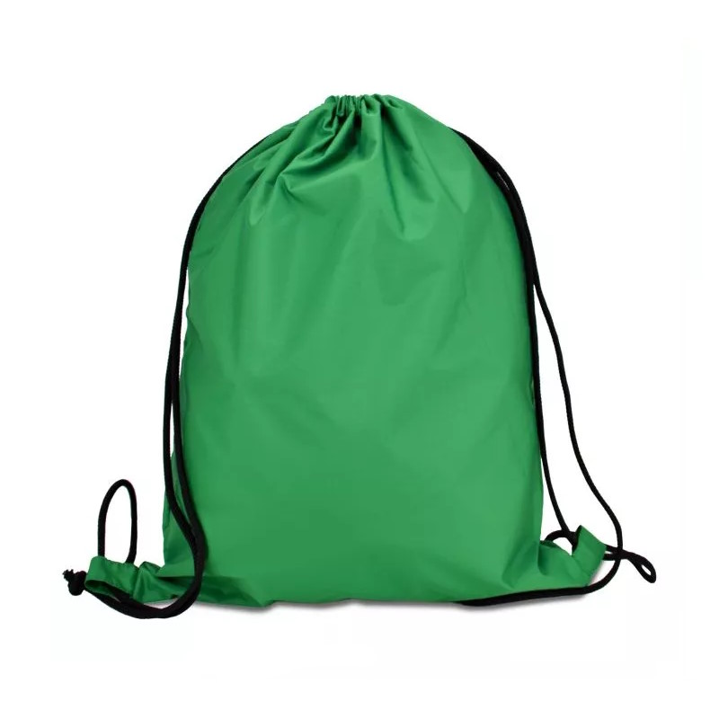 Еко-рюкзак з плащової тканини зелений, 35х45см