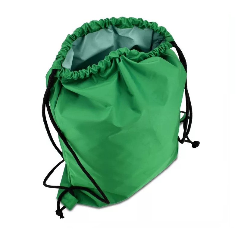 Еко-рюкзак з плащової тканини зелений, 35х45см - Зображення 3