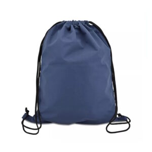 Еко-рюкзак з плащової тканини синій, 35х45см