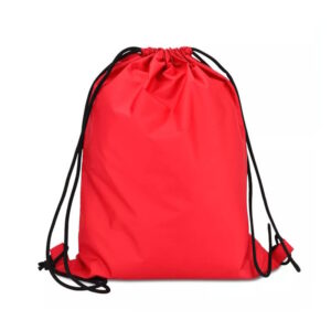 Еко-рюкзак з плащової тканини червоний, 35х45см