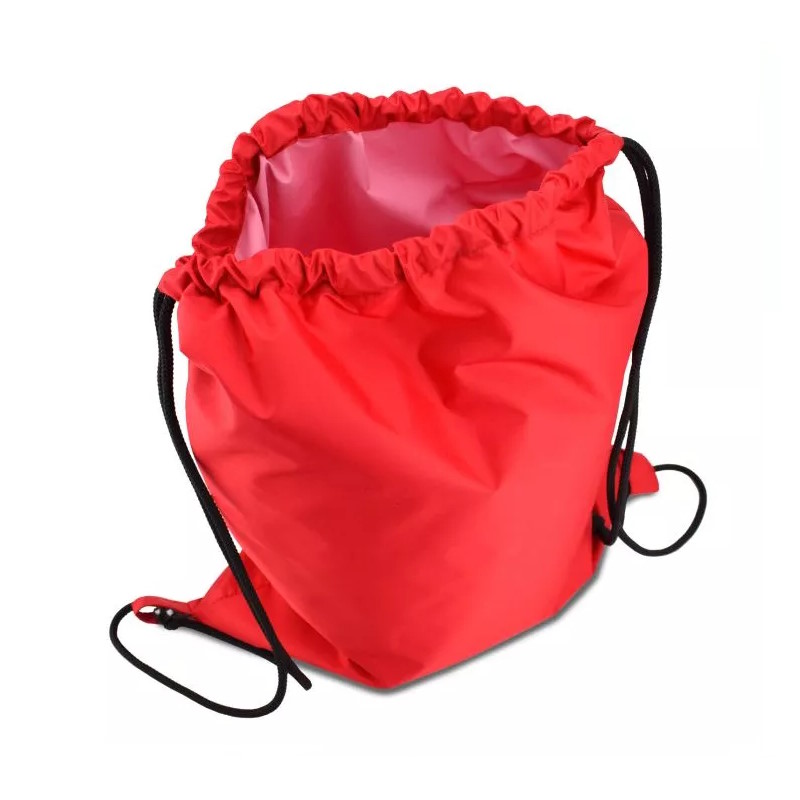 Еко-рюкзак з плащової тканини червоний, 35х45см - Зображення 3