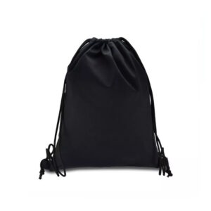 Еко-рюкзак з саржі чорний, 35х45см